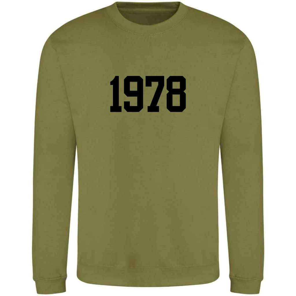 Custom Year Sweatshirt: Birthday Gift Jumper