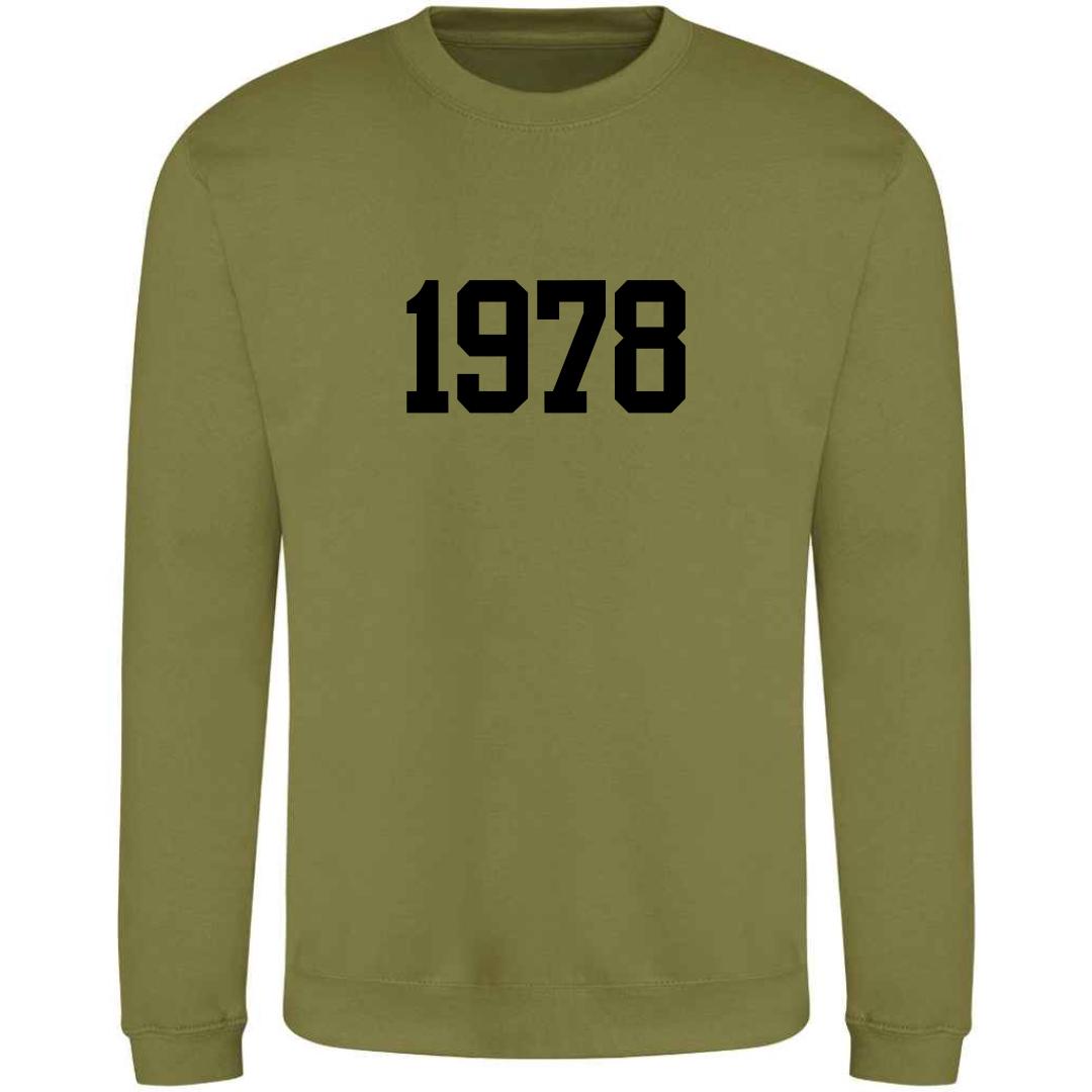 Custom Year Sweatshirt: Birthday Gift Jumper