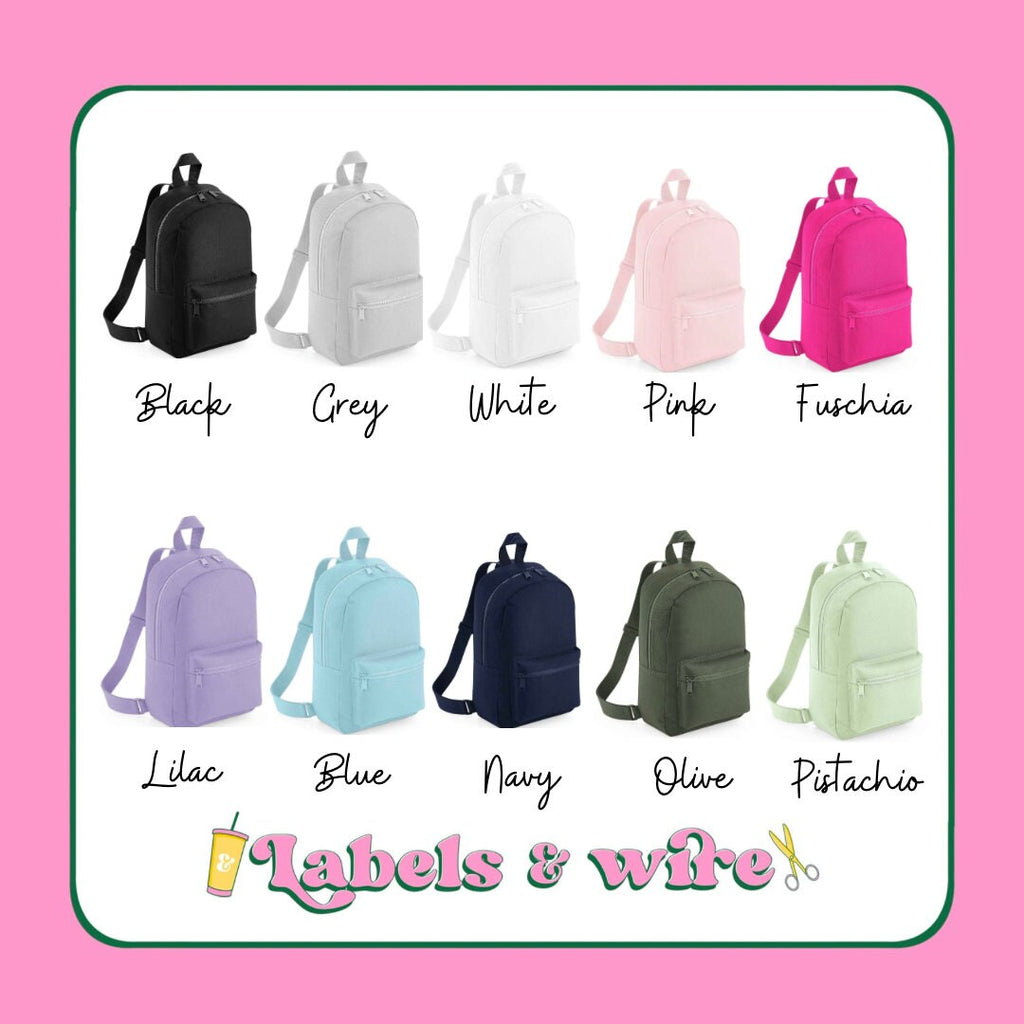 Personalized Safari Toddler Backpack: Children's Nursery School Bag