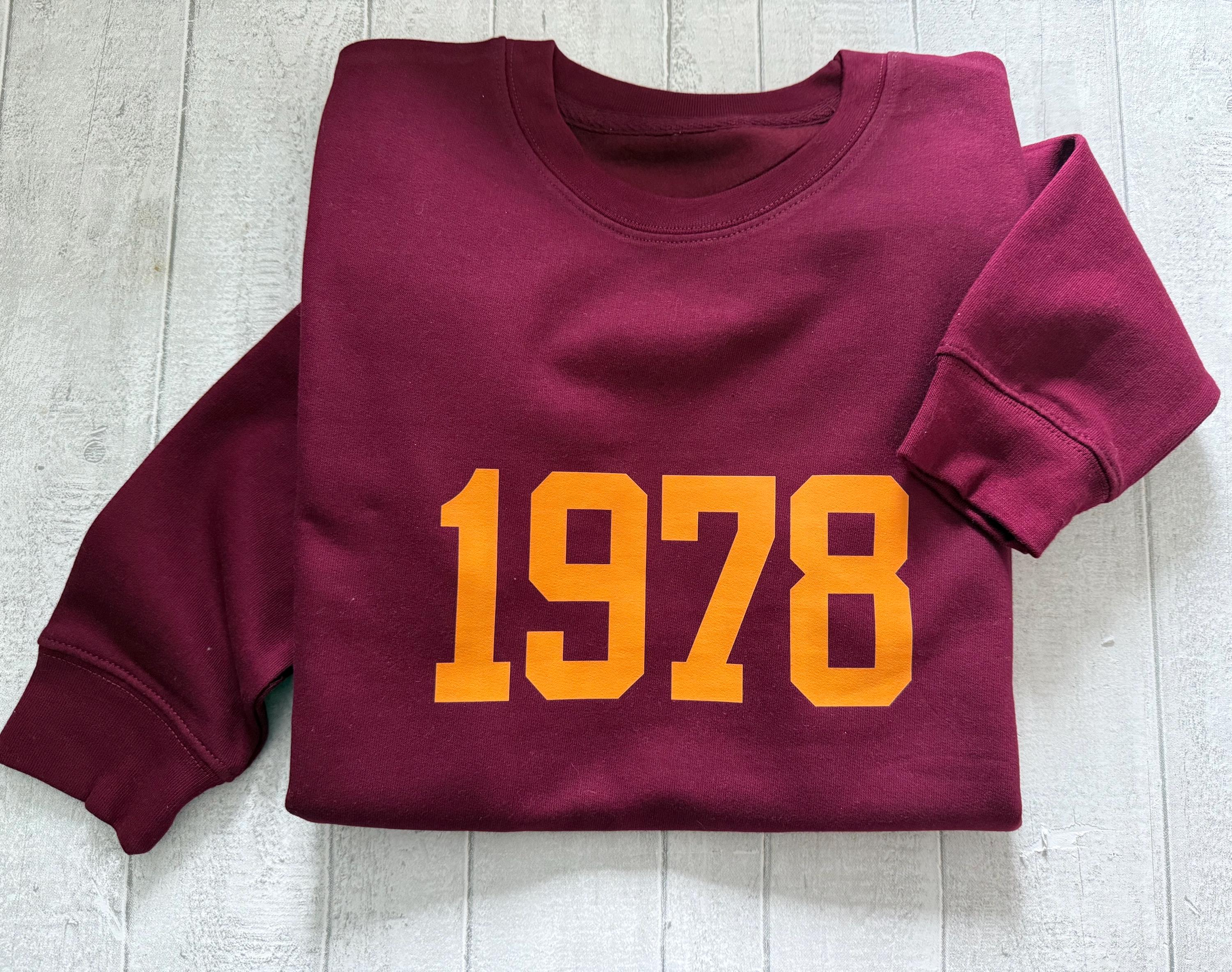 Custom Year Sweatshirt: Birthday Gift Jumper