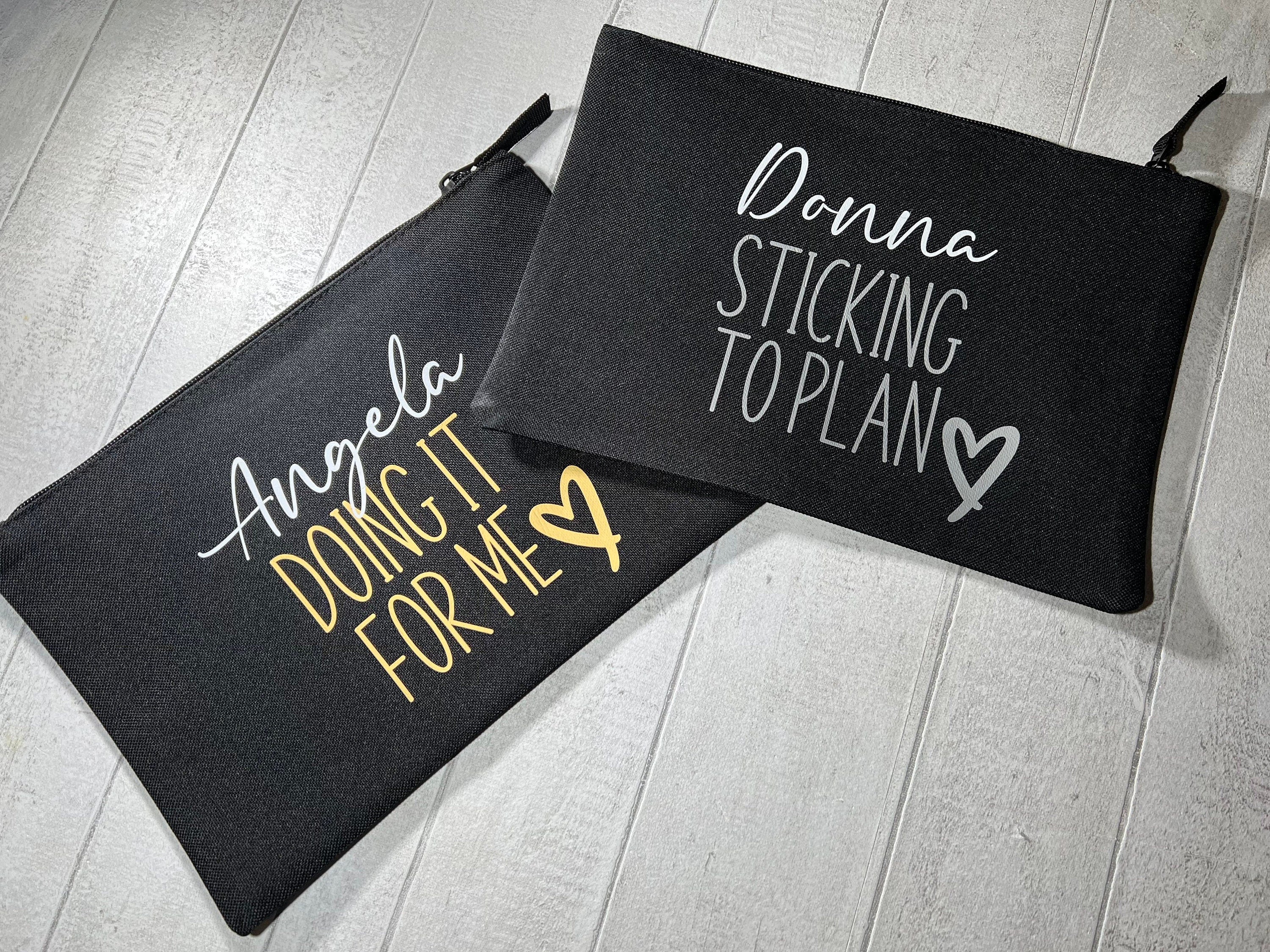 Personalized Zip Pouch Bag: Nappy & Accessory Organizer