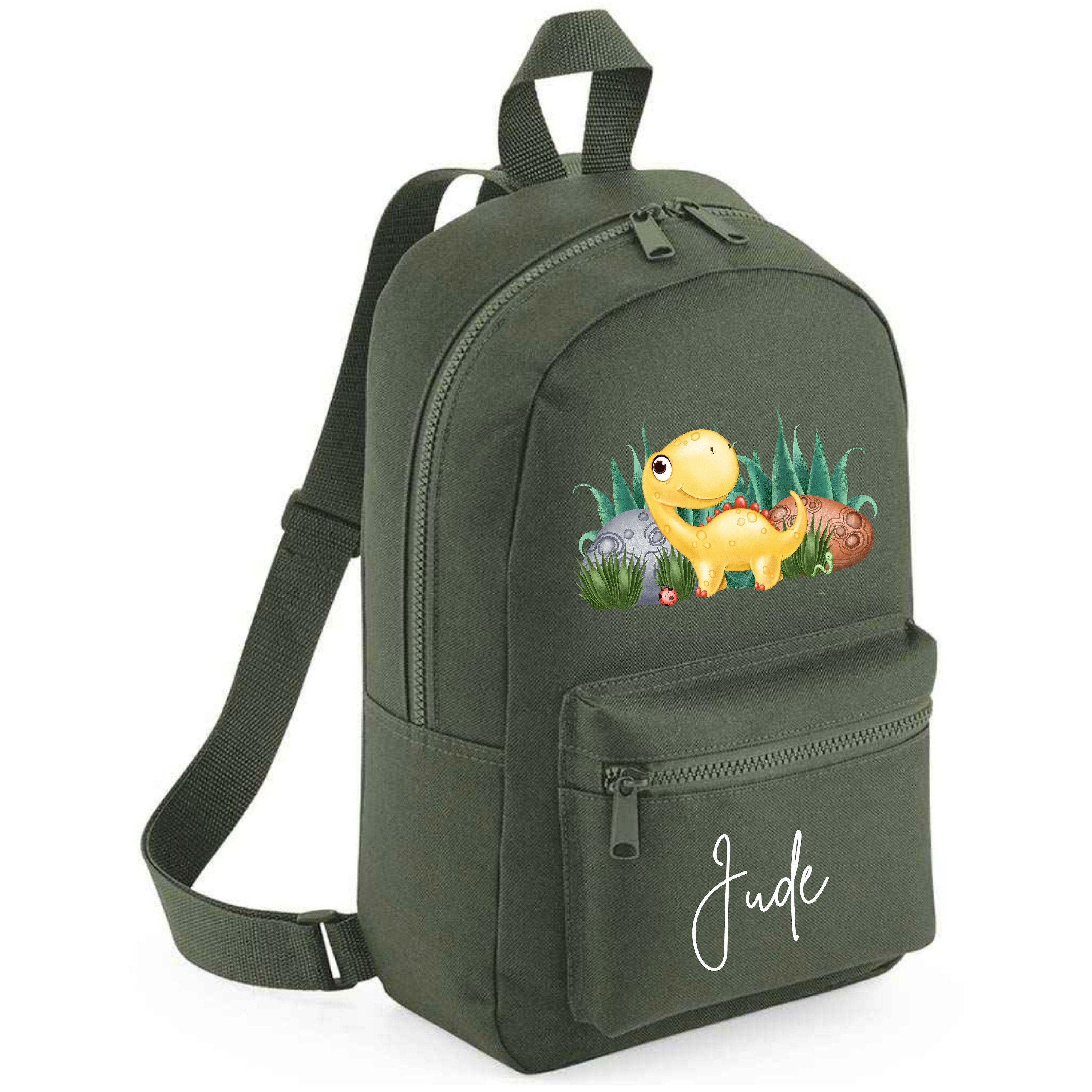 Personalized Dinosaur Backpack: Toddler School Rucksack