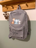 Personalized Safari Toddler Backpack: Children's Nursery School Bag