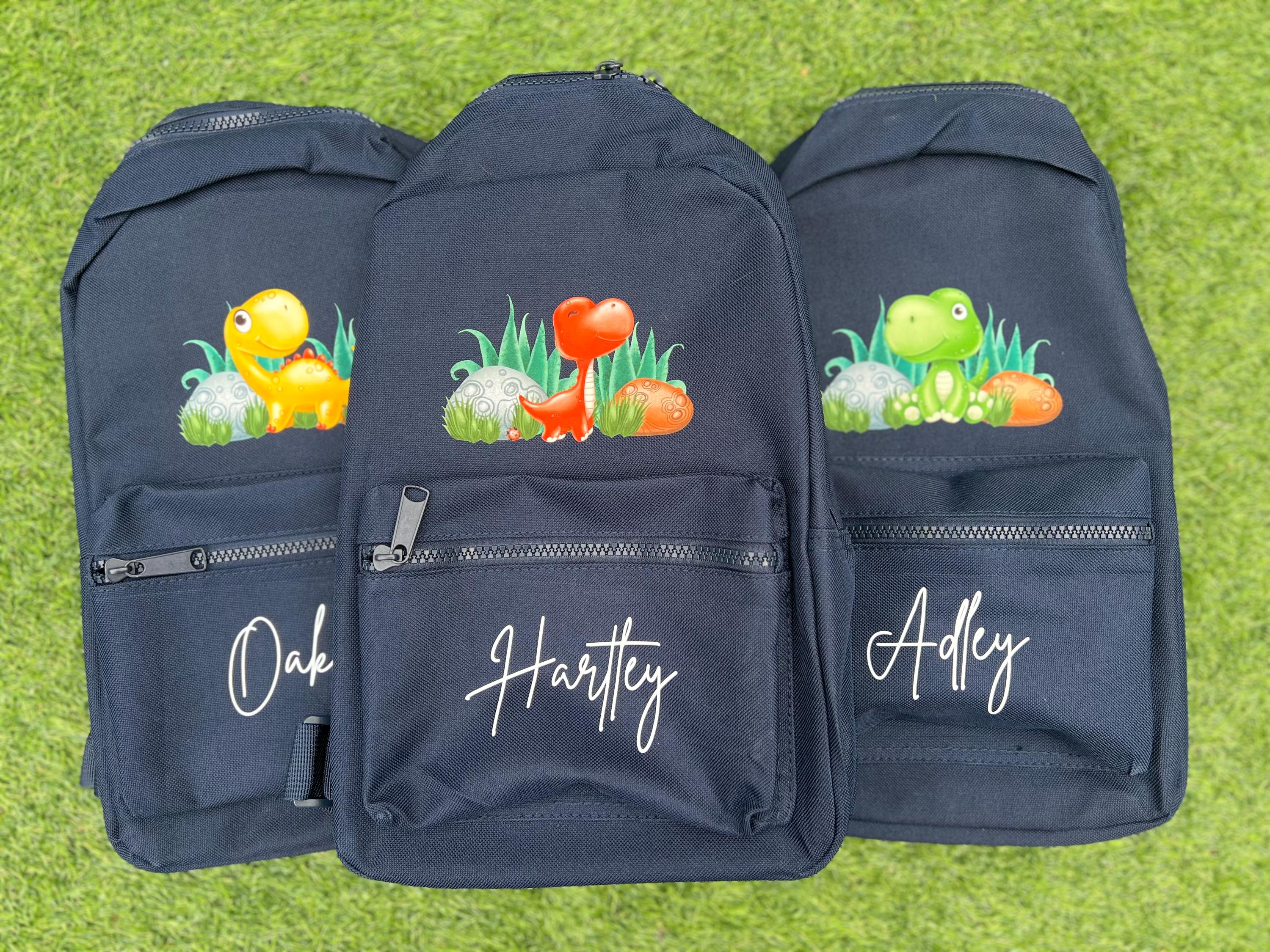 Personalized Dinosaur Backpack: Toddler School Rucksack